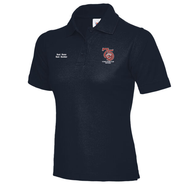 SSC 75th Personalised Ladies Polo Thumbnail